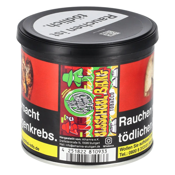 187 Straßenbande Old School Bang 200g Shisha Tabak Dose