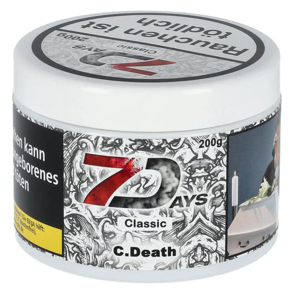 7Days Classic C.Death 200g Shisha Tabak Dose