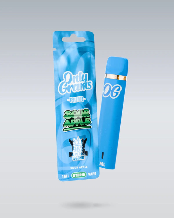 OnlyGrams Superior Vape Sour Apple 96% 1ml