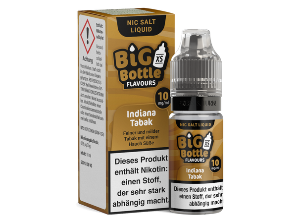 Big Bottle - Indiana Tabak - Nikotinsalz Liquid