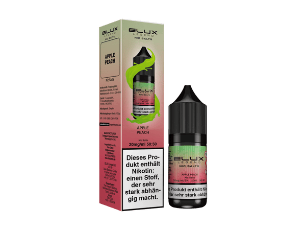 Elux - Nikotinsalz Liquid - Apple Peach