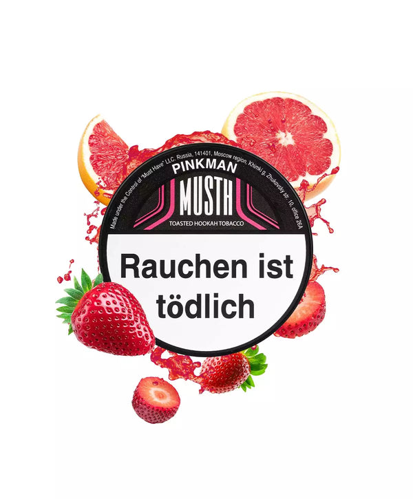 Musthave Pinkman 200g Shisha Tabak Beeren Grapefruit