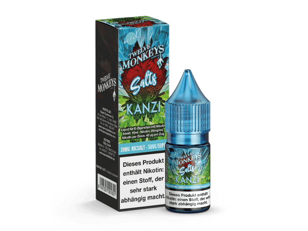 Twelve Monkeys - Iced - Nikotinsalz Liquid - Kanzi