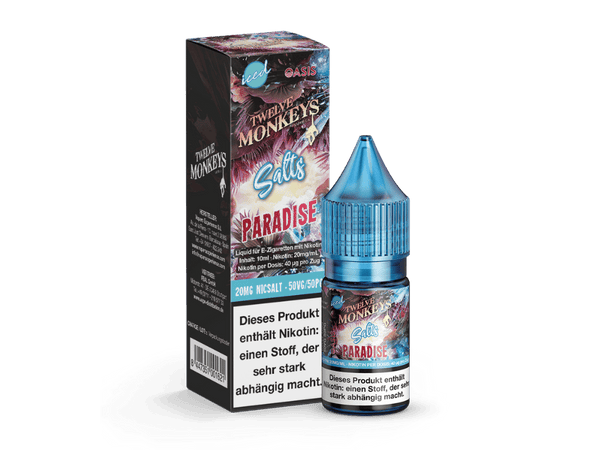 Twelve Monkeys - Iced - Nikotinsalz Liquid - Paradise