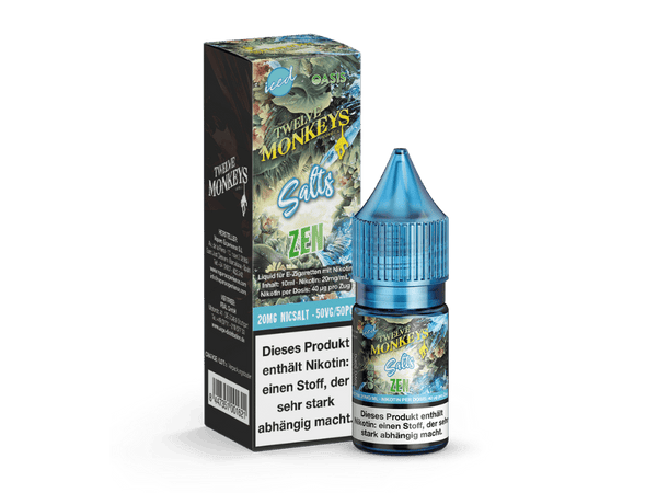 Twelve Monkeys - Iced - Nikotinsalz Liquid - Zen