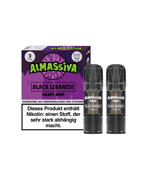 Al Massiva Pod Black Lebanese 2er Pack 17mg