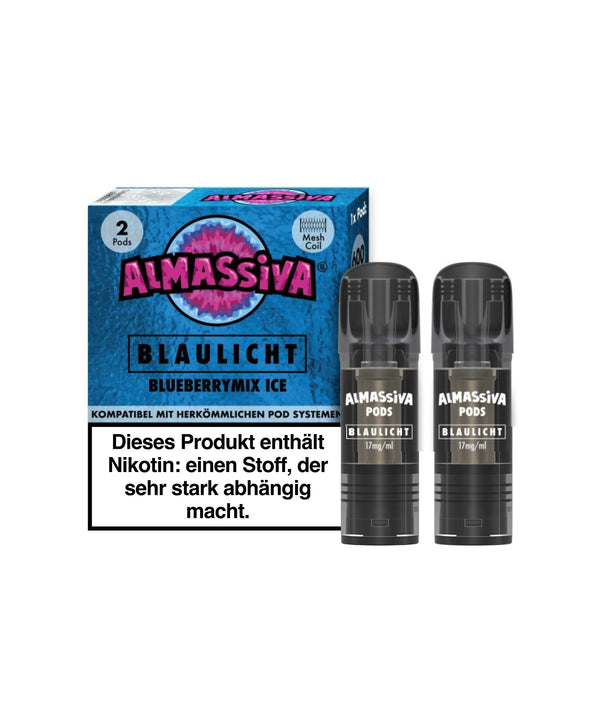 Al Massiva Pod Blaulicht 2er Pack 17mg