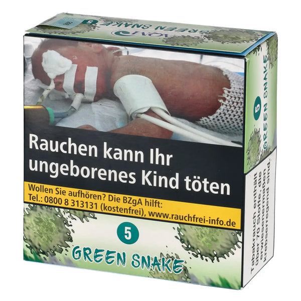 Aqua Mentha Green Snake 200g Shisha Tabak Dose
