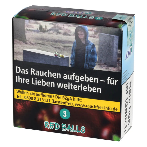 Aqua Mentha Red Balls 200g Shisha Tabak Dose