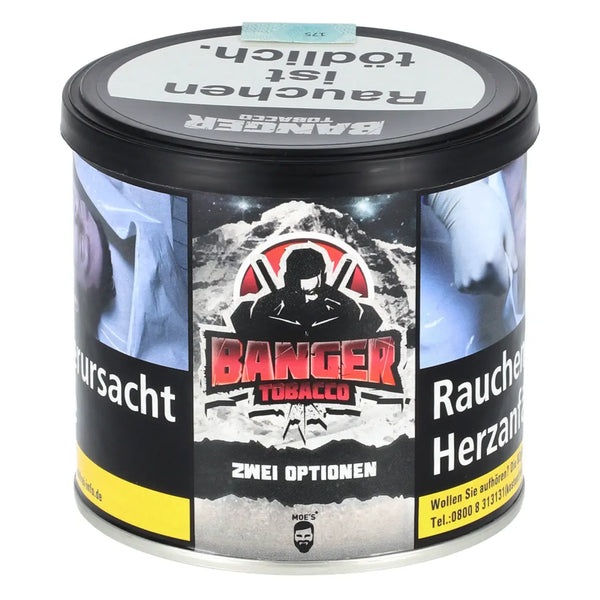 Banger Zwei Optionen 200g Shisha Tabak Dose