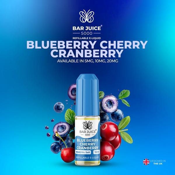 Bar Juice 5000 Blueberry Cherry Cranberry Liquid 10ml