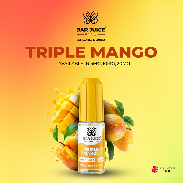 Bar Juice 5000 Triple Mango Liquid 10ml