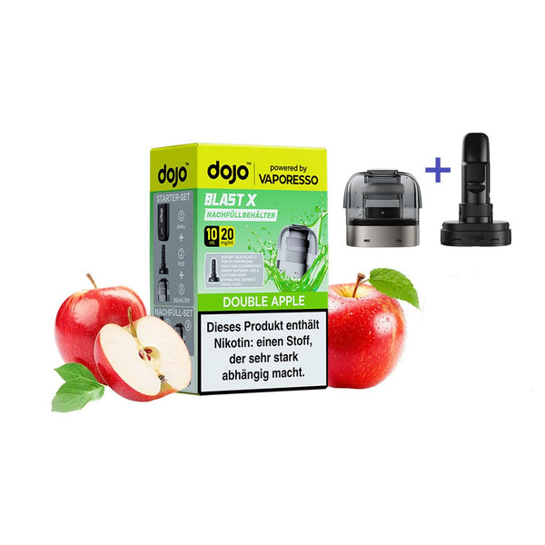 Vaporesso - Dojo Blast X - Pod 10ml - Double Apple - 20mg + ErsatzCoil