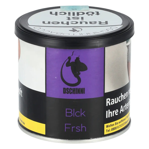 Dschinni Black Frsh 200g Shisha Tabak Dose