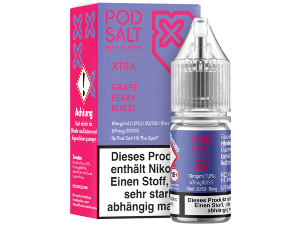 Pod Salt X - Nikotinsalz Liquid - Grape Berry Burst