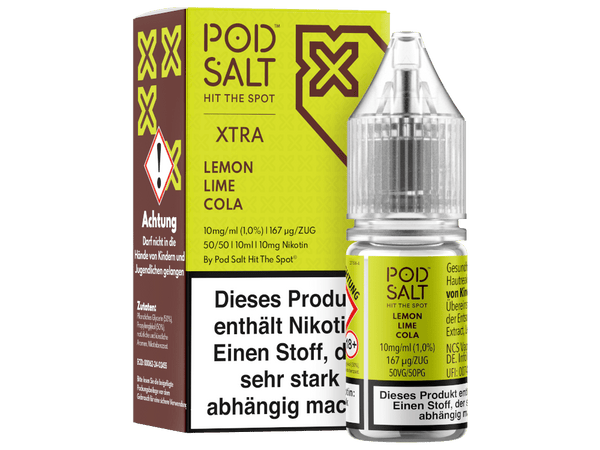 Pod Salt X - Nikotinsalz Liquid - Lemon Lime Cola