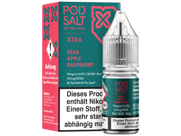 Pod Salt X - Nikotinsalz Liquid - Pear Apple Raspberry