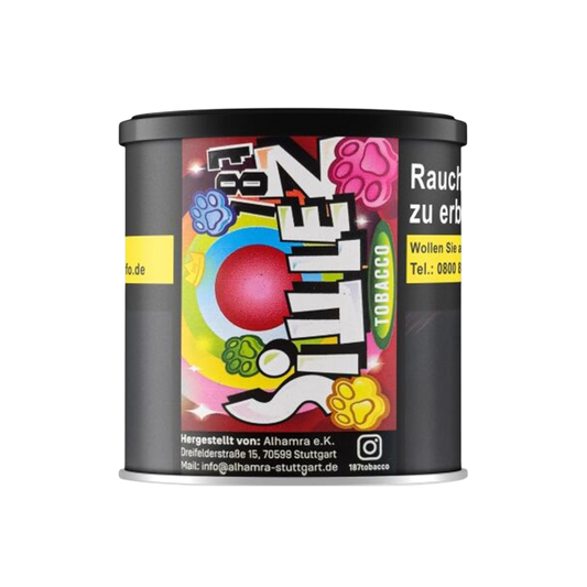187 Straßenbande Skittlez 200g Shisha Tabak Dose