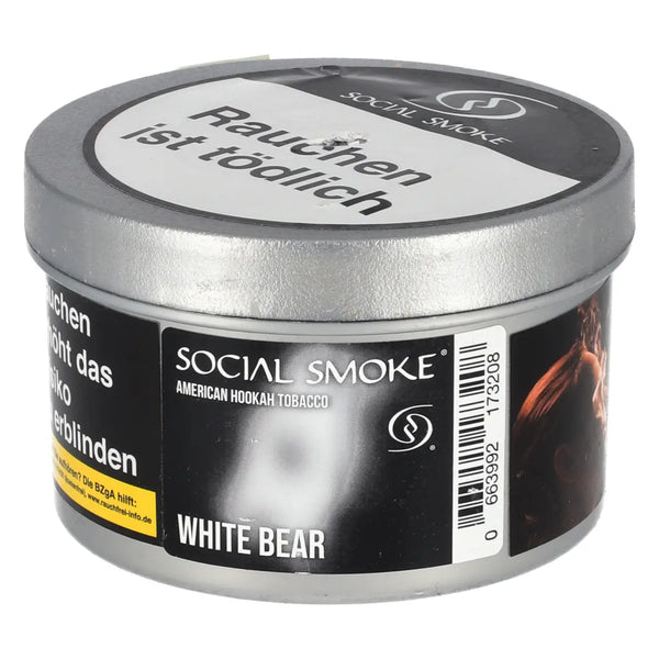Social Smoke White Bear 200g Shisha Tabak Dose