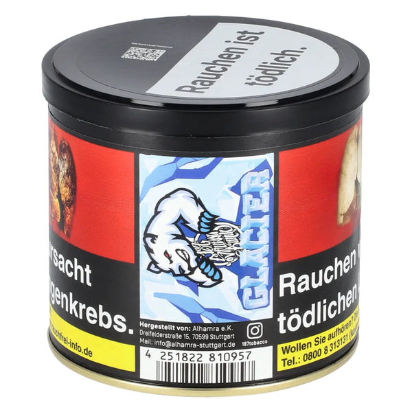 187 Straßenbande Glacier 200g Shisha Tabak Dose