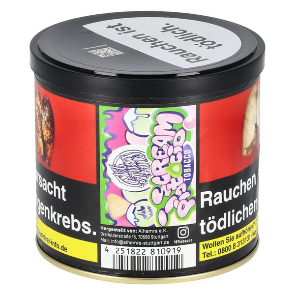 187 Straßenbande I Scream Pistacio 200g Shisha Tabak Dose