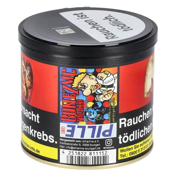 187 Straßenbande Bonez MC Pille 200g Shisha Tabak Dose