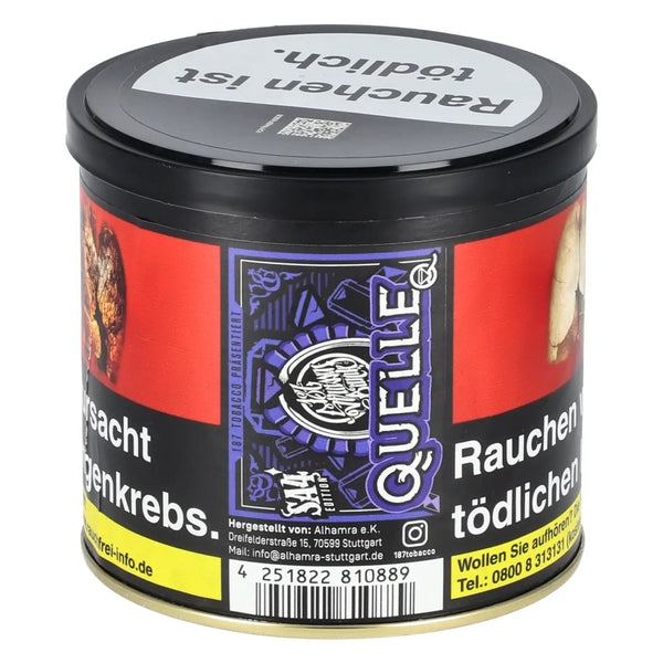 187 Straßenbande Quelle 200g Shisha Tabak Dose