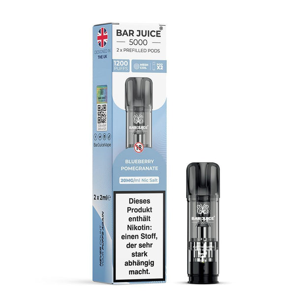 Bar Juice 5000 Pods Blueberry Pomegranate 20mg