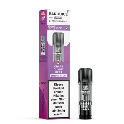 Bar Juice 5000 Pods Grape Gummy Bear 20mg