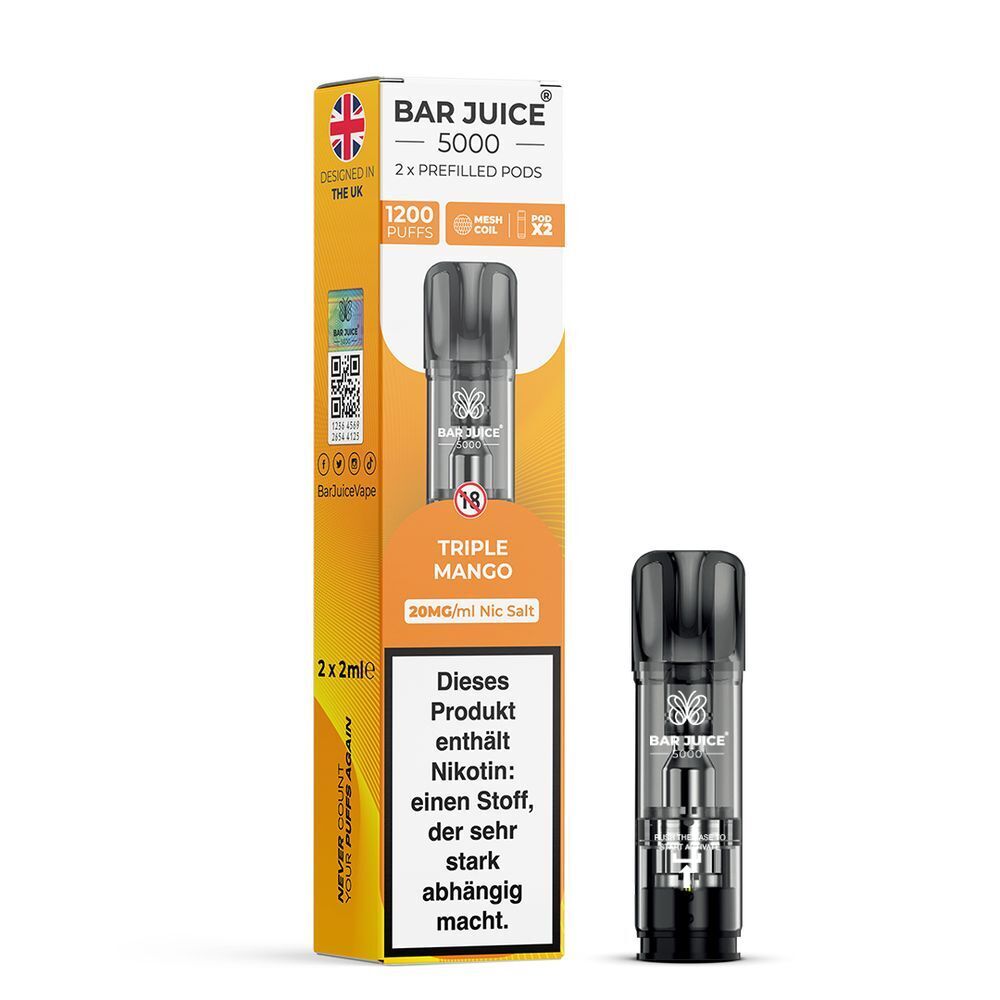 Bar Juice 5000 Pods Triple Mango 20mg