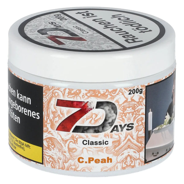 7Days Classic C.Peah 200g Shisha Tabak Dose