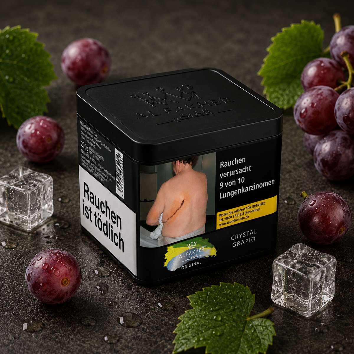 Al Fakher Crystal Grapio 200g