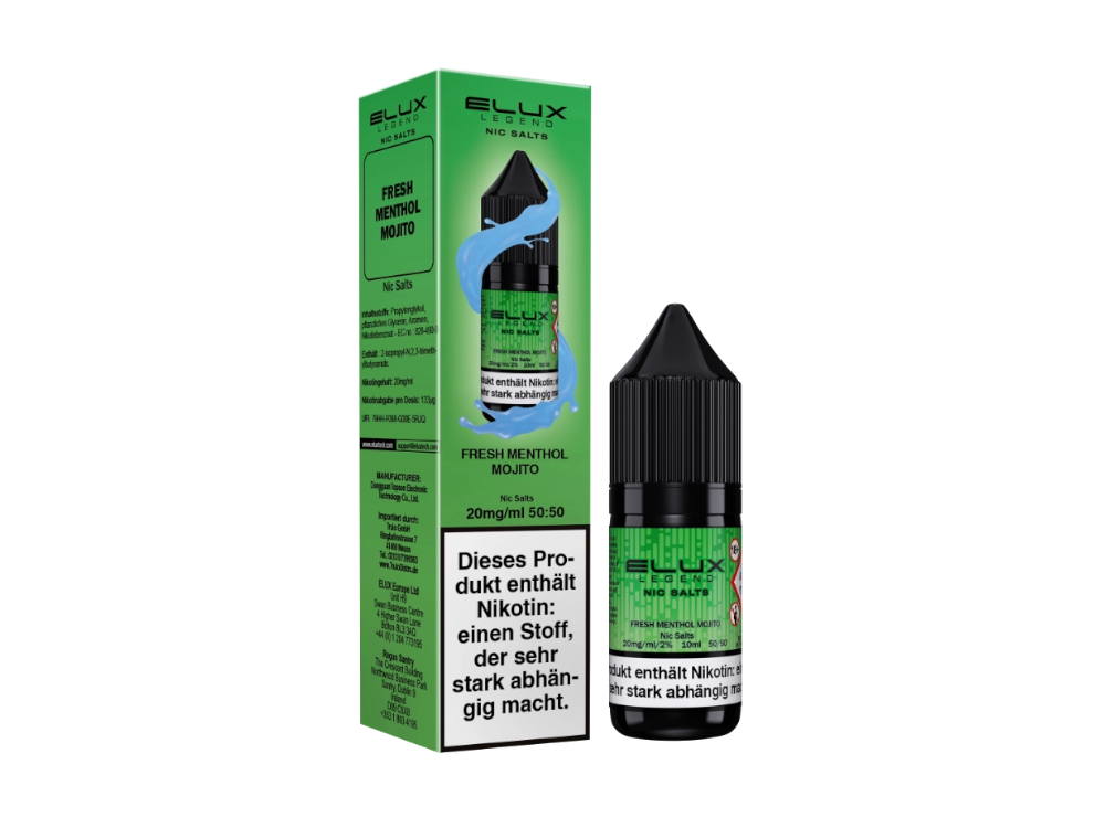 Elux - Nikotinsalz Liquid - Fresh Menthol Mojito