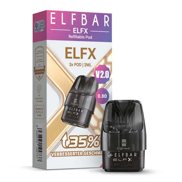 ELFBAR ELFX Refillable Pods V2 3er Pack