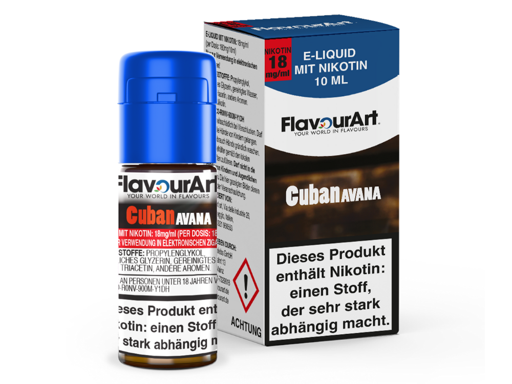 FlavourArt - E-Zigaretten Liquid - Cuban Avana