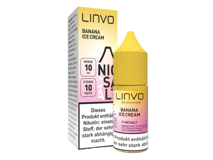 Linvo - Nikotinsalz Liquid - Banana Ice Cream