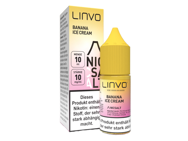 Linvo - Nikotinsalz Liquid - Banana Ice Cream