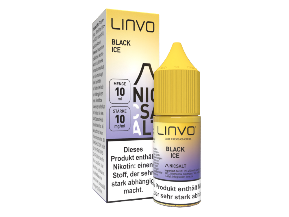 Linvo - Nikotinsalz Liquid - Black Ice