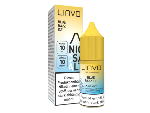 Linvo - Nikotinsalz Liquid - Blue Razz Ice