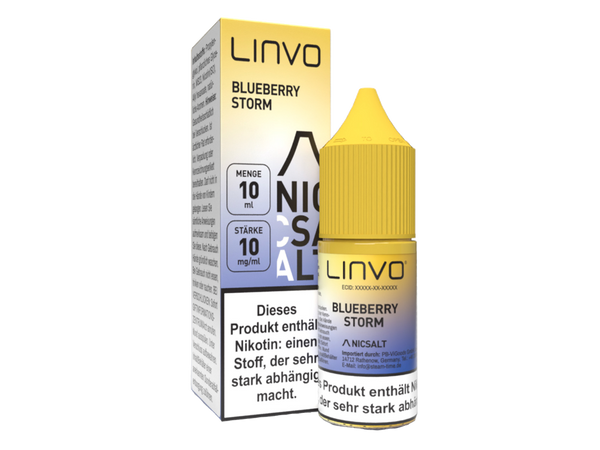 Linvo - Nikotinsalz Liquid - Blueberry Storm
