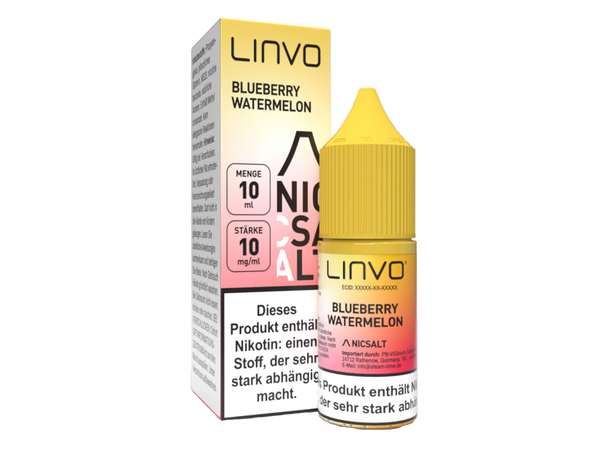 Linvo - Nikotinsalz Liquid - Blueberry Watermelon
