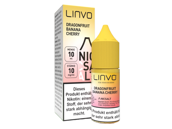 Linvo - Nikotinsalz Liquid - Dragonfruit Banana Cherry