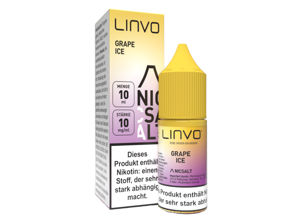 Linvo - Nikotinsalz Liquid - Grape Ice