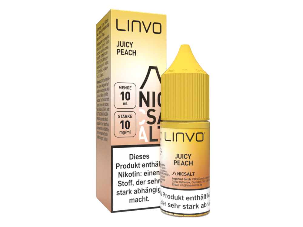 Linvo - Nikotinsalz Liquid - Juicy Peach