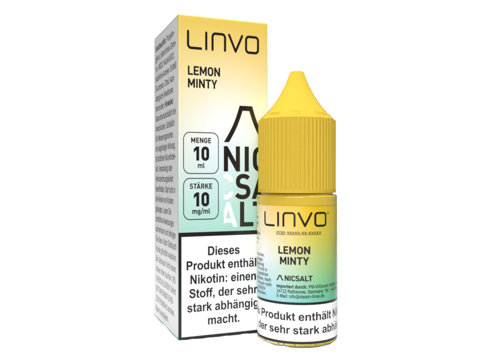 Linvo - Nikotinsalz Liquid - Lemon Minty