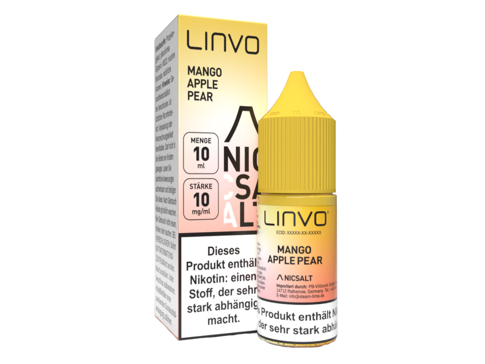 Linvo - Nikotinsalz Liquid - Mango Apple Pear