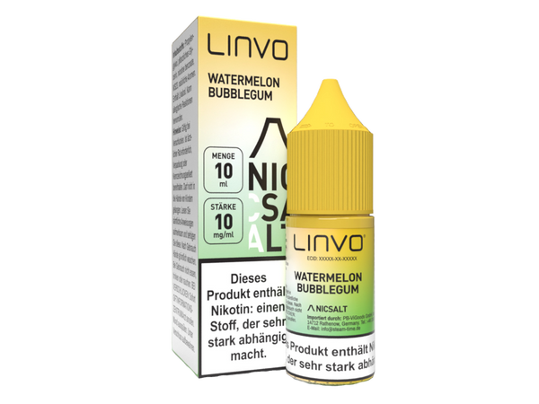 Linvo - Nikotinsalz Liquid - Watermelon Bubblegum