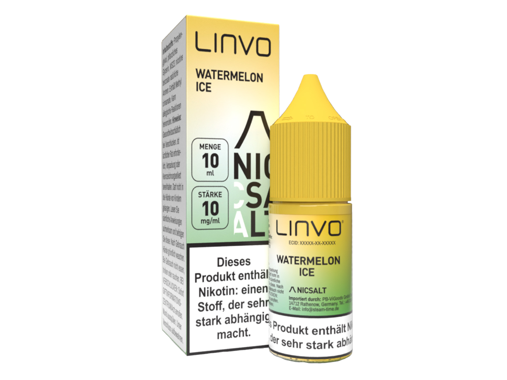 Linvo - Nikotinsalz Liquid - Watermelon Ice
