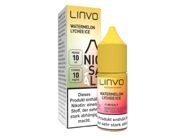 Linvo - Nikotinsalz Liquid - Watermelon Lychee Ice