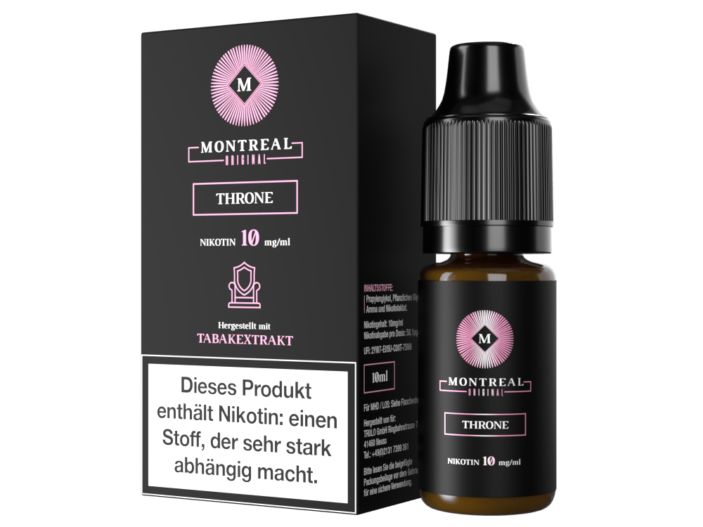 Montreal Original - Nikotinsalz Liquid - Throne